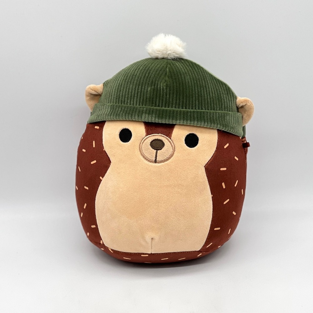 SQUISHMALLOW Hans the Hedgehog Plush Harvest Squad Collection Corduroy Hat